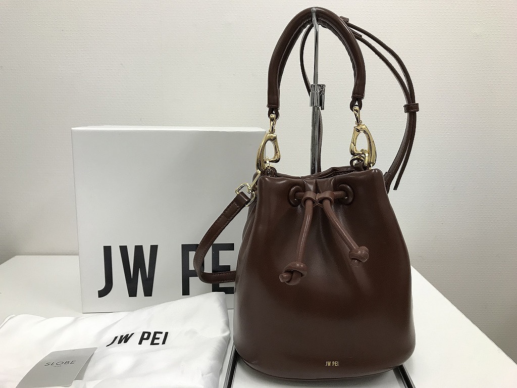 【全品ポイント10倍！要エントリー】【期間限定セール】ジェイダブリューペイ JW PEI とことん極める！オトナ仕様のバケットバッグ 上品でエレガントなお洒落の魅力 2WAY ショルダー鞄 【中古】