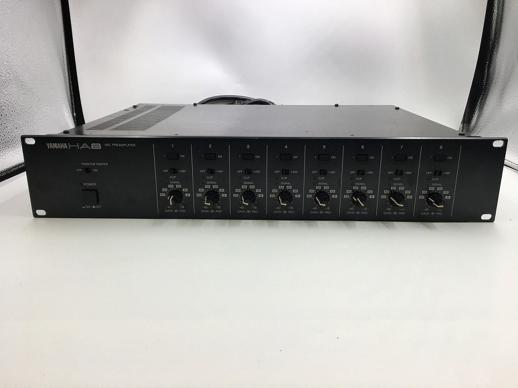 【継続期間押さえる大売り出し】ヤマハ YAMAHA ジャンク マイクプリアンプ HA8 【中古】