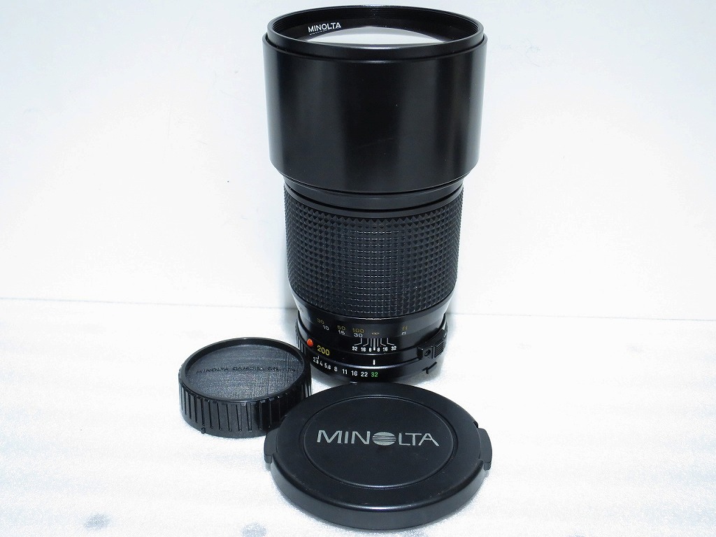 ミノルタ MINOLTA SRマウント用単焦点レンズ New MD 200mm F2.8 【中古】
