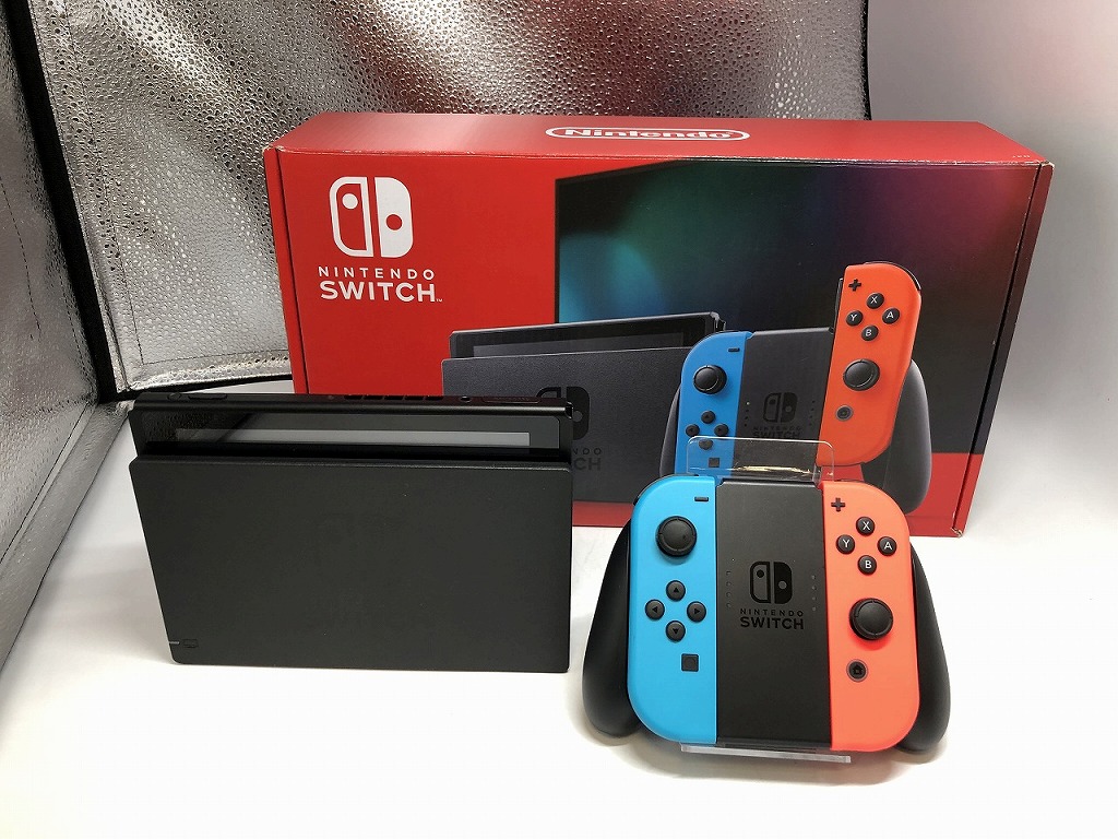 楽天市場】【中古】 美品 Nintendo Switch ネオンブルーネオンレッド