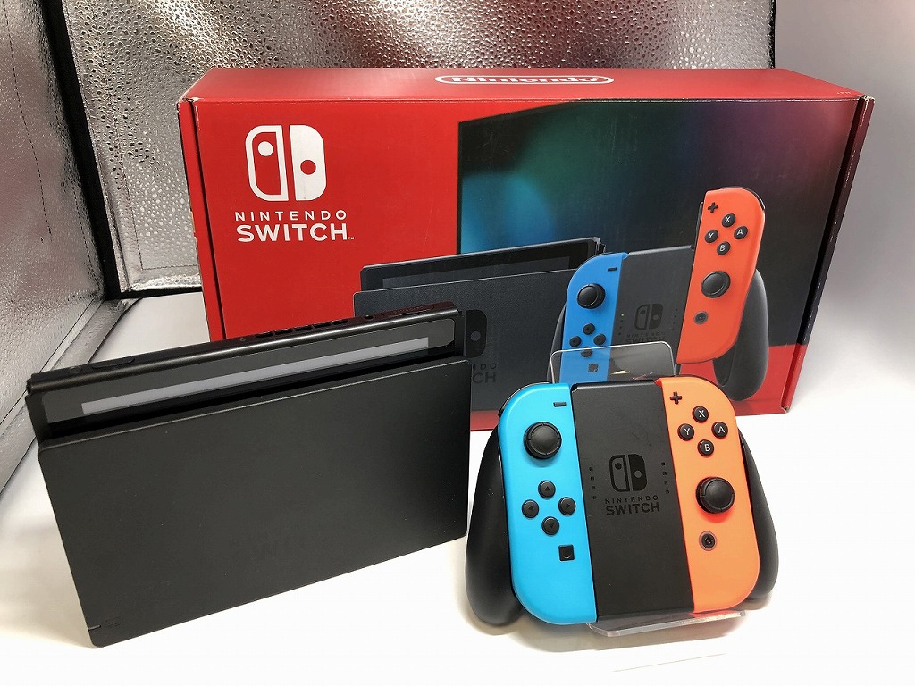 楽天市場】【中古】 美品 Nintendo Switch ネオンブルーネオンレッド