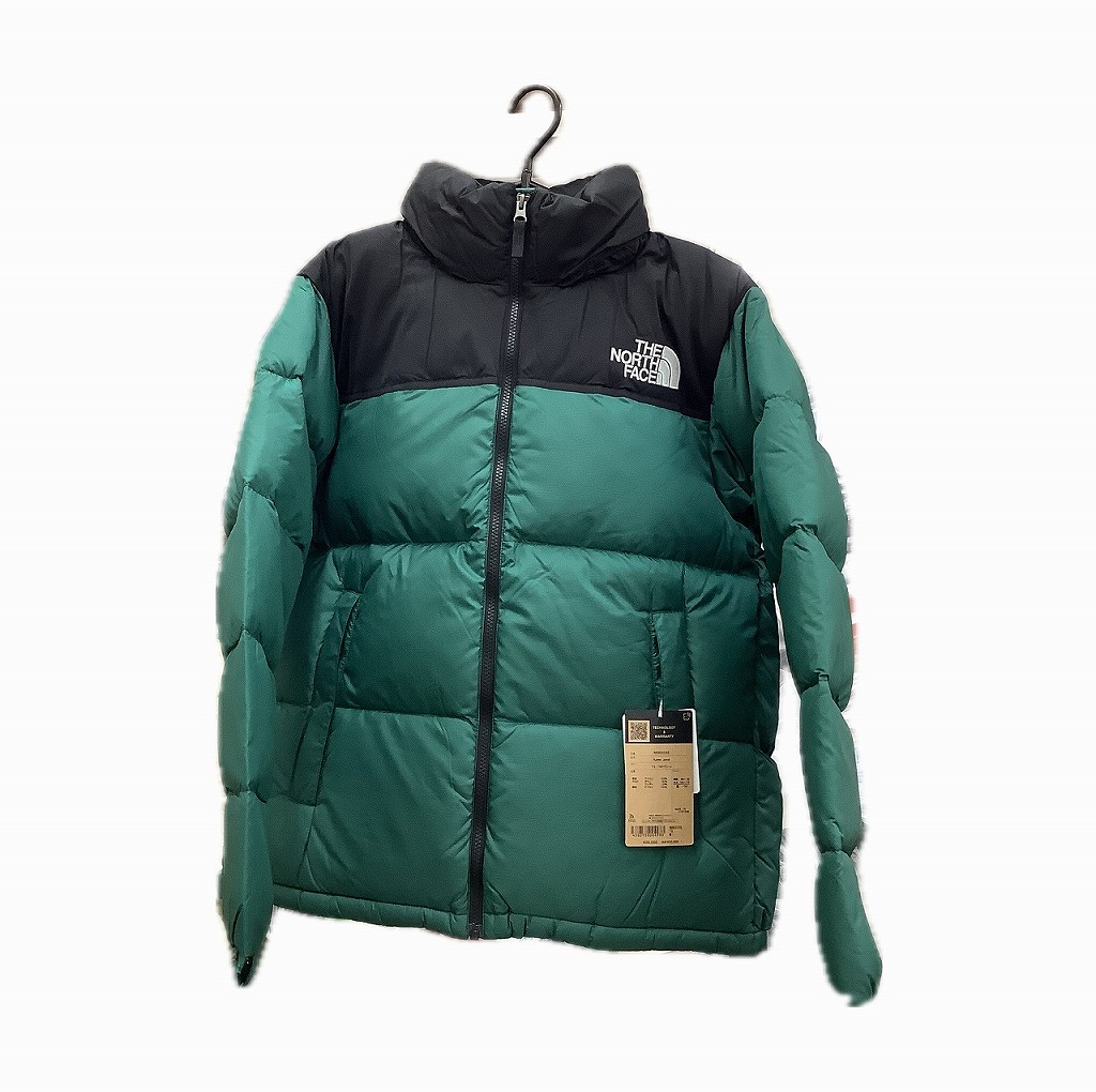 【全品ポイント10倍！要エントリー】【期間限定セール】ザノースフェイス THE NORTH FACE Nuptse jacket ヌプシジャケット ダウンジャケット TNFグリーン ND92335 【中古】