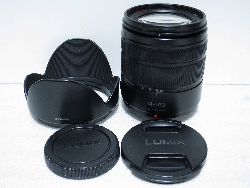 パナソニック Panasonic マイクロフォーサーズマウント用単焦点レンズ LUMIX G VARIO 14-140mm/F3.5-5.6 ASPH./POWER O.I.S. H-FS14140 【中古】