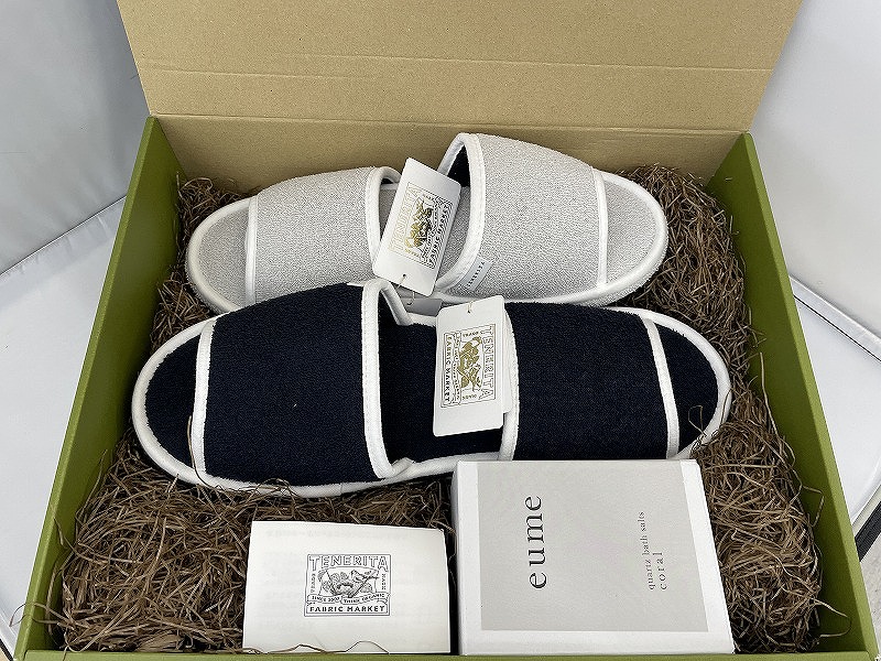 【継続期間制限事項割引き販売】テネリータ TENERITA 家庭用スリッパ バスソルトセット 【中古】 スリッパ・ルームシューズ-スリッパ-日用品雑貨・文房具・手芸