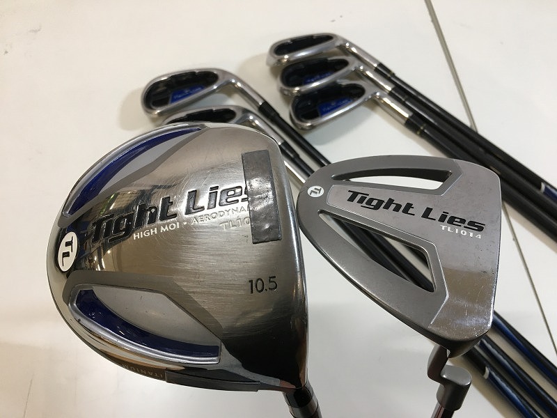 【継続期間押さえる大売り出し】アダムス・ゴルフ ADAMS GOLF 【並品】右用ゴルフ野球クラブ8本仕掛ける（5-8.P）パター、１番ウッド、ウェッジ 56・12 【中古】