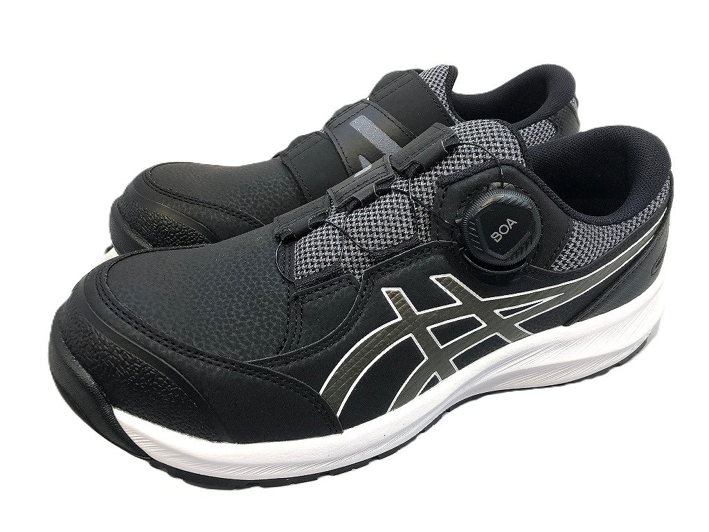 【全品ポイント10倍！要エントリー】【期間限定セール】【未使用】 アシックス asics 安全靴 作業靴 ウィンジョブ WINJOB WIDE 25.5ｃｍ ブラック系 1273A095-001