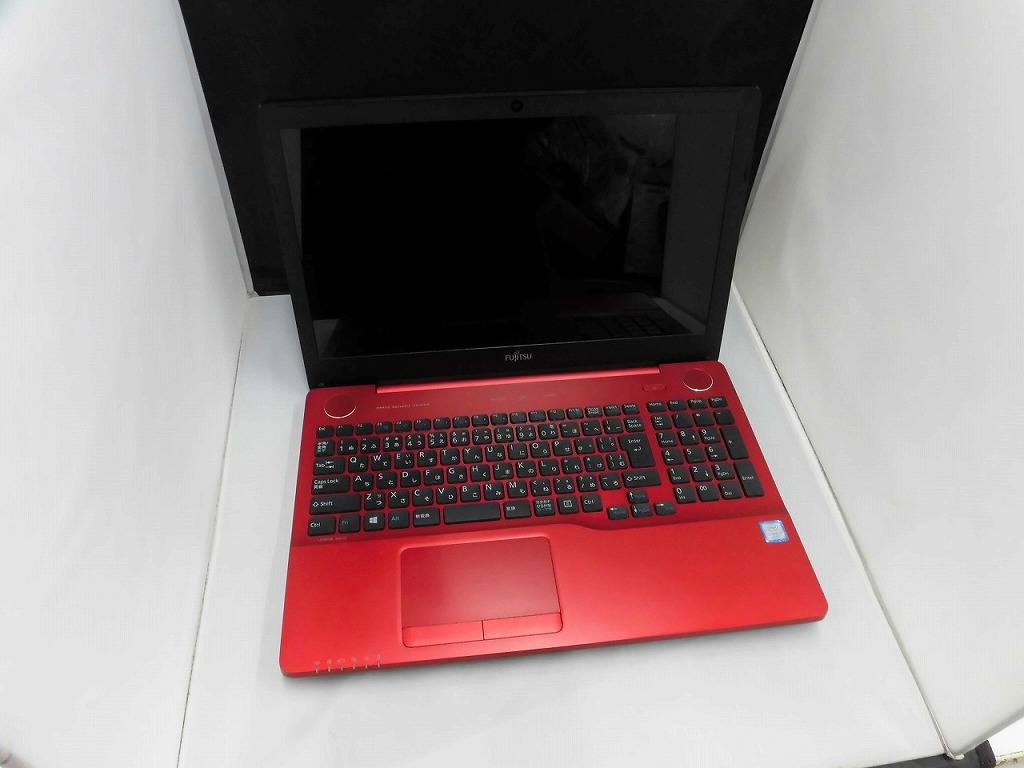 【全品ポイント10倍！】【期間限定セール】フジツウ FUJITSU 【ジャンク】ノートパソコン ルビーレッド FMVA53XR 【中古】