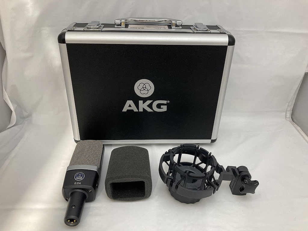 【全品ポイント10倍！要エントリー】【期間限定セール】アーカーゲー AKG コンデンサーマイク C214 【中古】
