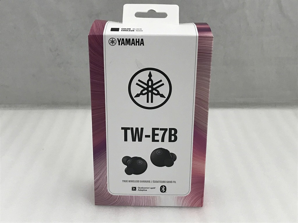 【未使用】 ヤマハ YAMAHA ワイヤレスイヤホン ブラック TWE7BB