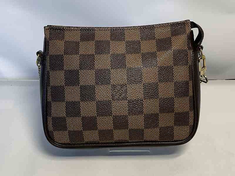ルイヴィトン LOUIS VUITTON 佩び物車寄せ N51982 ダミエ 赤銅色 PVC なめし革 レディース メイクアップケース N51982 【中古】