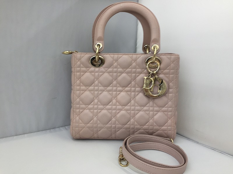 【全品ポイント10倍！】【期間限定セール】ディオール Dior カナージュ ピンク 【中古】