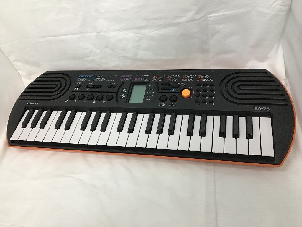 【全品ポイント10倍！要エントリー】【期間限定セール】カシオ CASIO ミニキーボード 44鍵 SA-76 【中古】