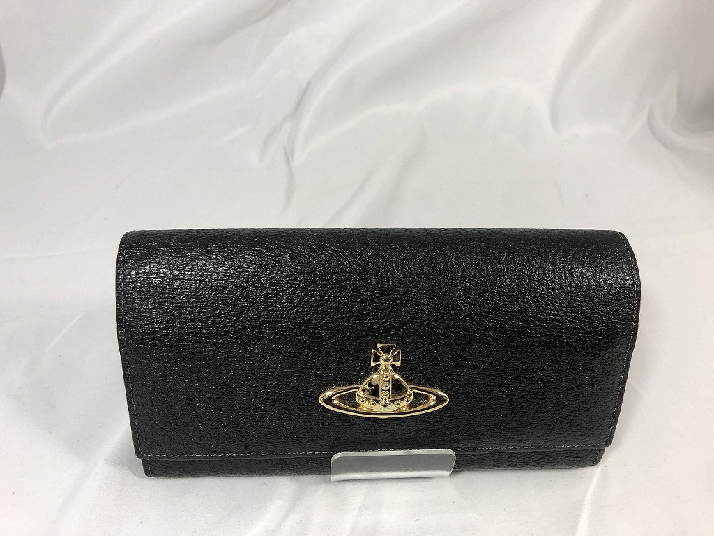 【期間限定セール】ヴィヴィアンウエストウッド Vivienne Westwood 長財布 ブラック 【中古】