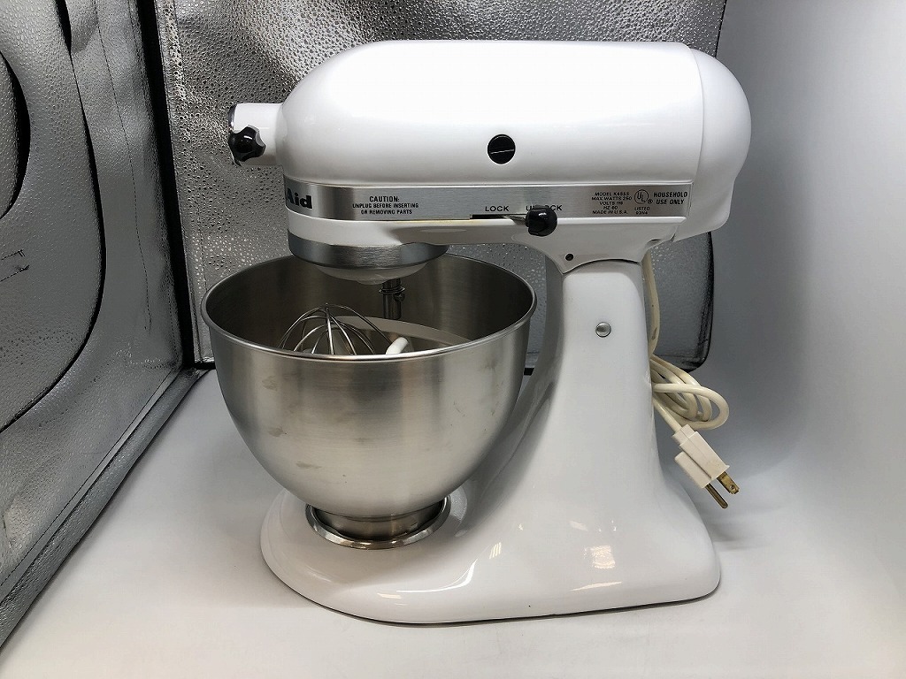 【4/4(土)20時～全品ポイント10倍！要エントリー】キッチンエイド KitchenAid スタンドミキサー ホワイト K45SS 【中古】