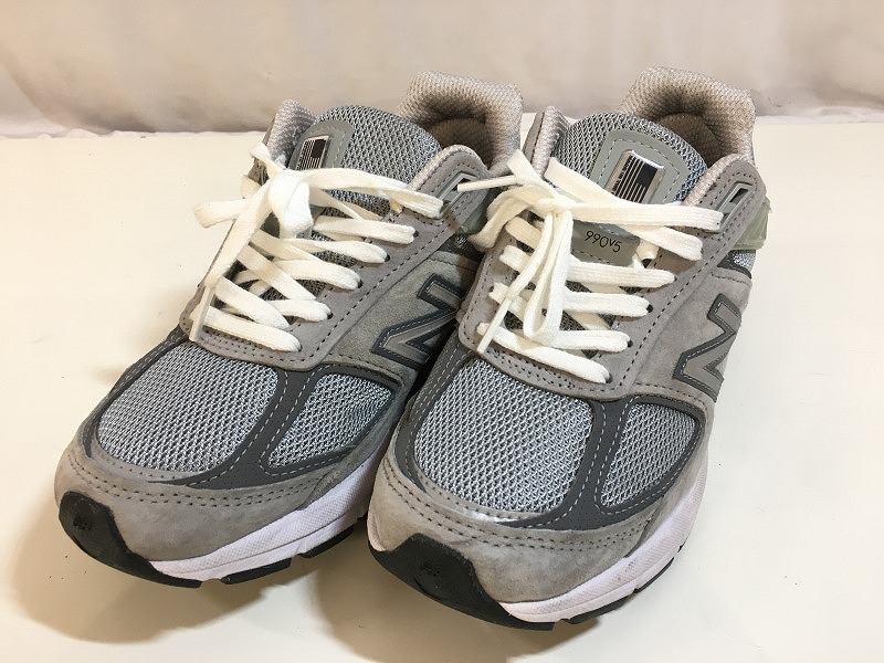 ニュー平衡にする new balance 【並品】スニーカー Made インチ USA 大きさ：22.5ｃｍ 薄墨色 W990GL5 【中古】