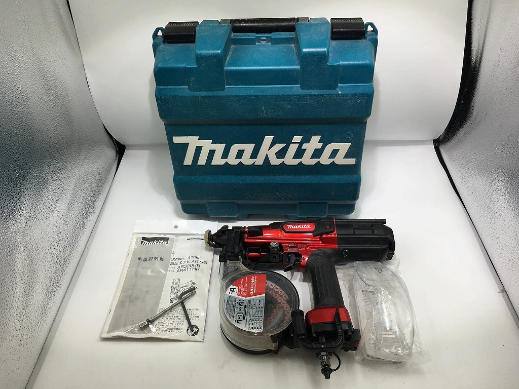 【4/4(土)20時～全品ポイント10倍！要エントリー】マキタ makita 高圧ビス打機 AR411HR 【中古】