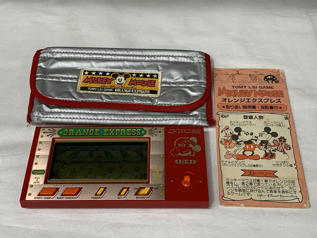 【送料無料】 トミー TOMY LSIゲーム ディズニー ミッキーマウスのオレンジエクスプレス 【中古】