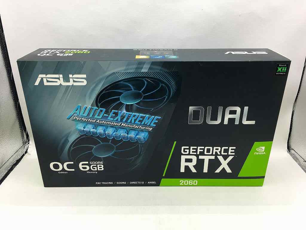 【未当て嵌める】 エイスース ASUS 映像媒体歌留多 DUAL-RTX2060-O6G-EVO