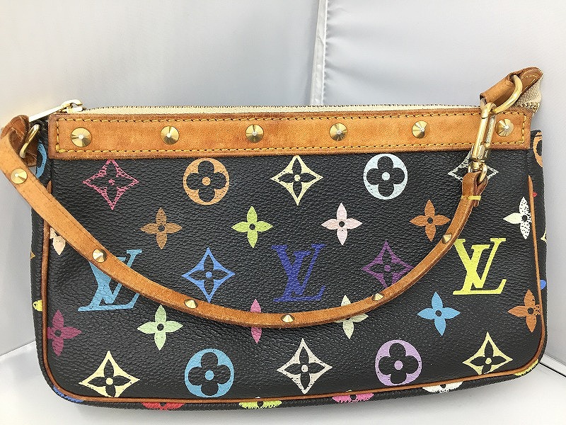 ルイヴィトン LOUIS VUITTON マルチ色合い 佩び物車寄せ M92648 【中古】