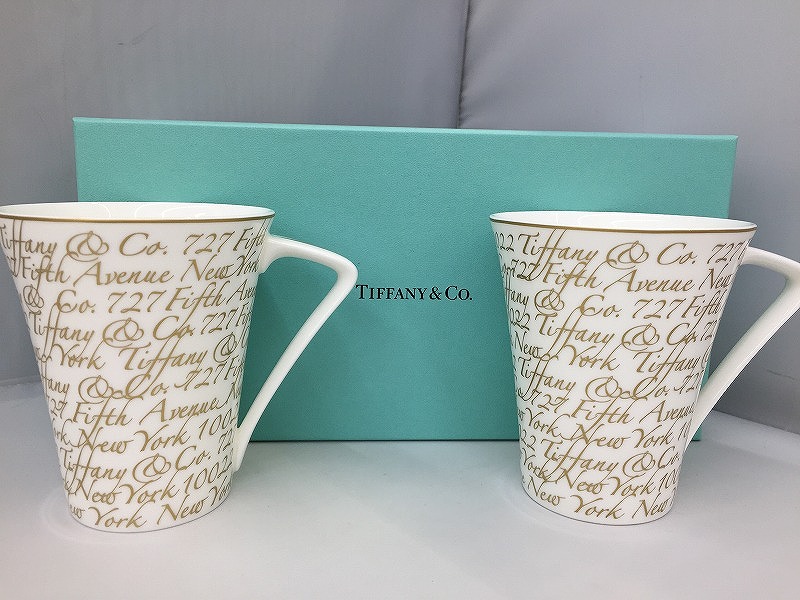 【継続期間制限事項大売り出し】ティファニー TIFFANY \u0026 Co. ティファニーノーツ コップ ありの実 【中古】