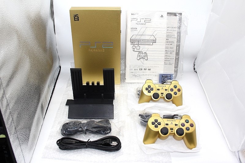 【4/4(土)20時～全品ポイント10倍！要エントリー】ソニー SONY PS2 [機動戦士Zガンダム百式ゴールド・パック] PlayStation2 SCPH-55000 GU 【中古】