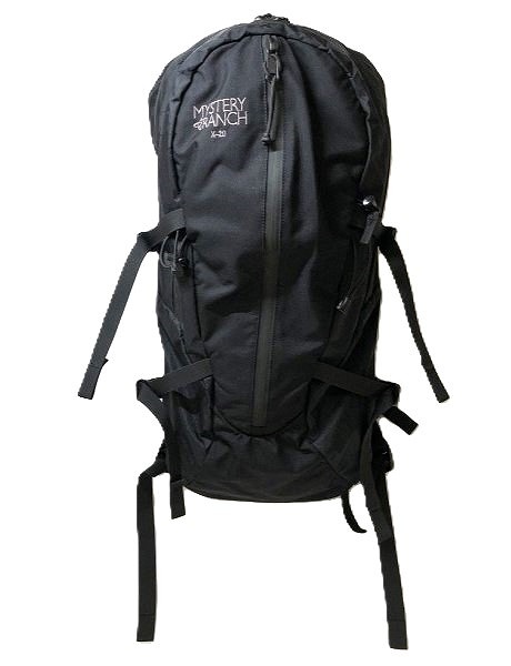 不可思議晩ご飯 MYSTERY RANCH 【並品】うしろ側容器に並べる X-20 20L 黒いこと 【中古】