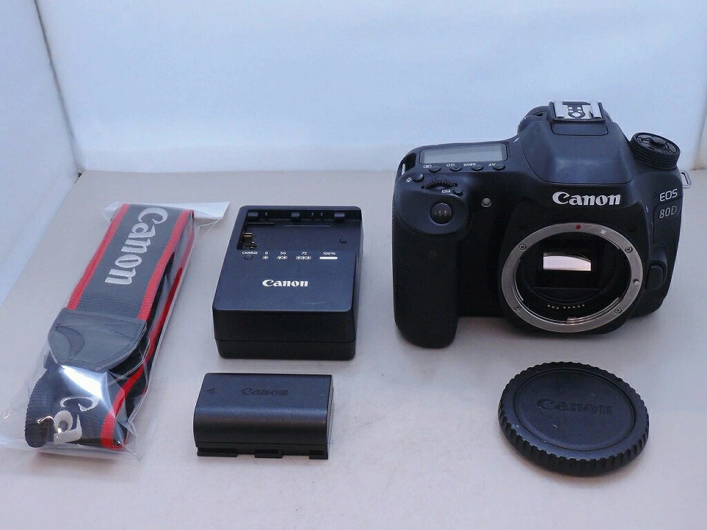 【全品ポイント10倍!要エントリー】【期間限定セール】キヤノン Canon デジタル一眼レフカメラ ボディ APS-C EOS 80D 【中古】|ワットマン店