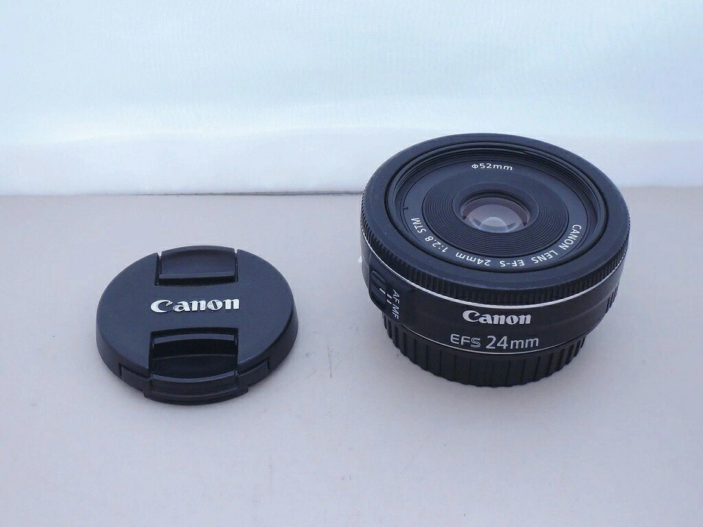 【4/4(土)20時～全品ポイント10倍！要エントリー】キヤノン Canon EF-Sマウント レンズ APS-C EF-S 24mm f2.8 STM 【中古】
