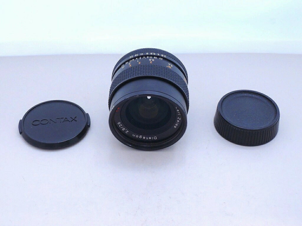 【継続期間制限事項大売り出し】カールツァイス Carl Zeiss Y/Cマウント用 水晶体 Distagon 28粍 f2.8 AEJ 【中古】