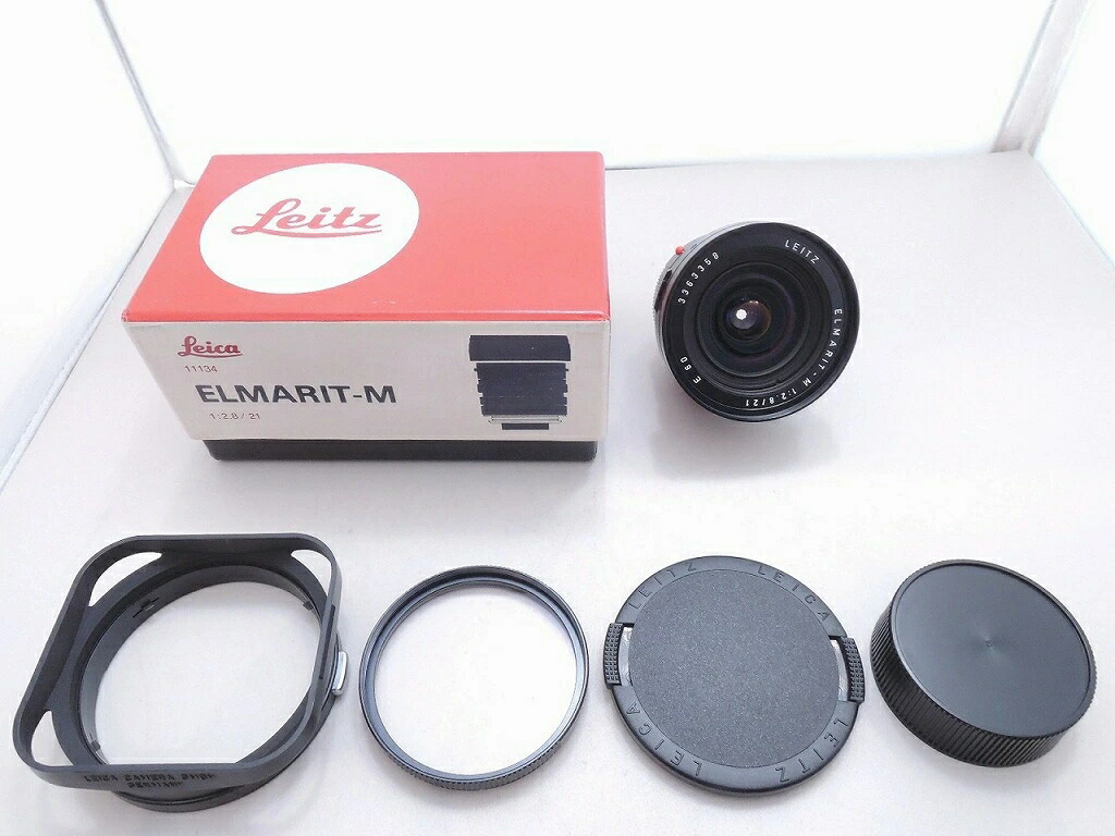 【継続期間押さえる大売り出し】ライカ Leica Mマウント水晶体 ELMARIT-M 21粍 f2.8 【中古】