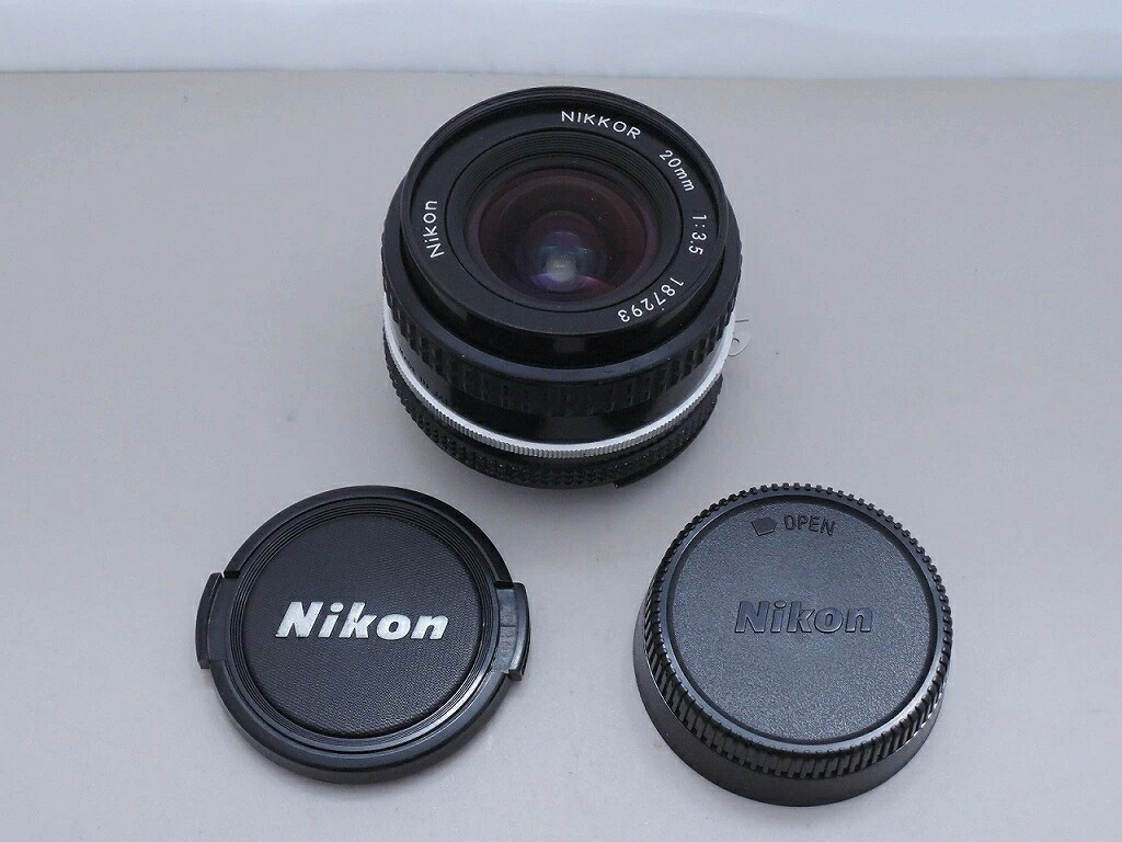 ニコン Nikon Fマウント レンズ NIKKOR Ai 20mm f3.5 【中古】