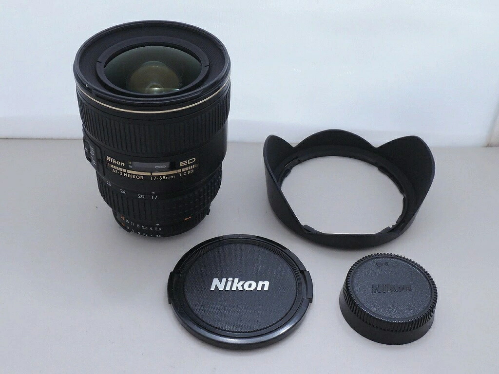 【継続期間制限事項大売り出し】ニコン Nikon Fマウント用水晶体 フルサイズ AF-S NIKKOR 17-35粍 F2.8D IF ED 【中古】