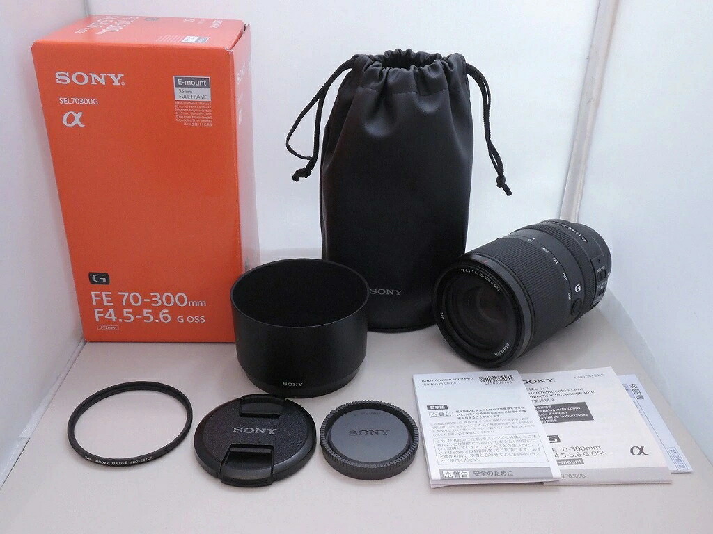 【全品ポイント10倍!要エントリー】【期間限定セール】ソニー SONY Eマウント レンズ フルサイズ FE 70-300mm F4.5-5.6 G OSS (SEL70300G) 【中古】|ワットマン店