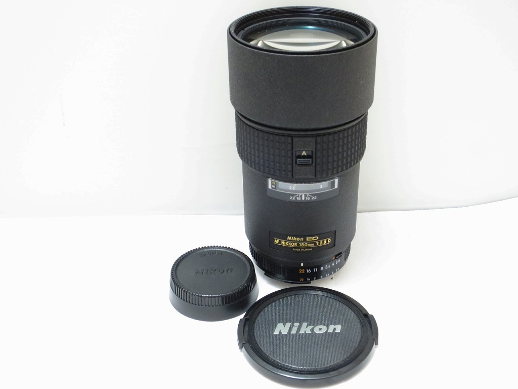 【継続期間制限事項大売り出し】ニコン Nikon Fマウント用単興味の中心水晶体 人工知能学 AF Nikkor 180粍 f/2.8D IF-ED 【中古】
