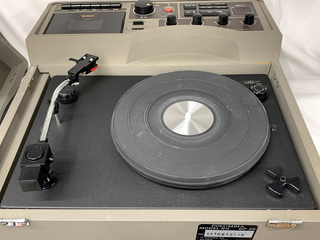 コロンビア Columbia レコード盤/CD/テープ電気蓄音機 GP-25 【中古】