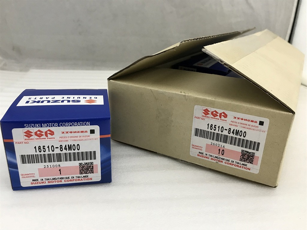 【未使用】 スズキ SUZUKI 純正オイルフィルター 10個セット 16510-84M00