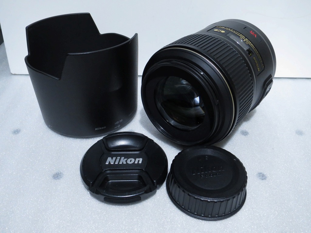 ニコン Nikon Fマウント用単興味の中心水晶体 AF-S VR Micro-Nikkor 105粍 f2.8 G IF-ED 【中古】