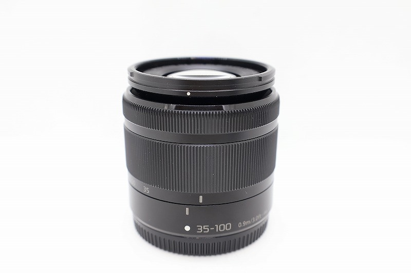 パナソニック Panasonic マイクロフォーサーズマウント 水晶体 LUMIX G VARIO 35-100粍 F4.0-5.6 ASPH./MEGA O.I.S H-FS35100-K 【中古】