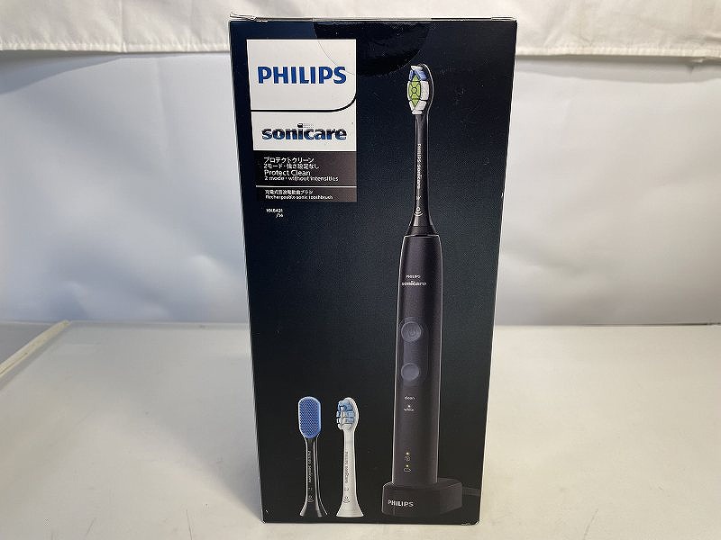 【継続期間制限事項大売り出し】【未当て嵌める】 フィリップス PHILIPS 電動歯刷子 HX6421/14 色合い：黒いこと