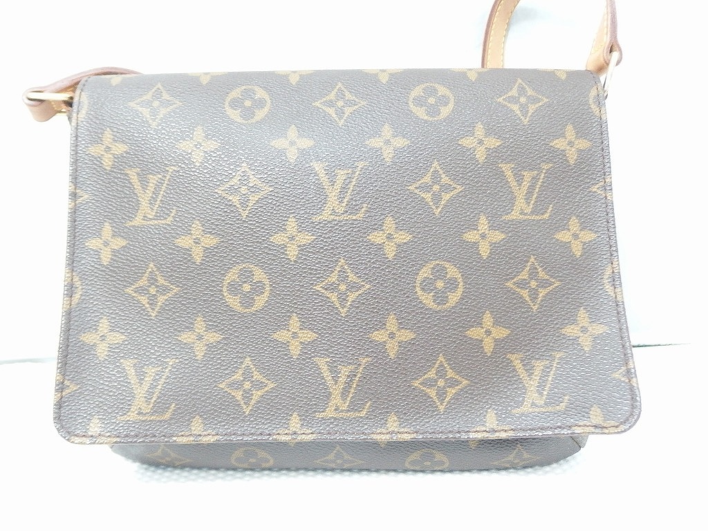 【全品ポイント10倍!要エントリー】【期間限定セール】ルイヴィトン LOUIS VUITTON ミュゼット・タンゴ ショルダーバッグ 茶色(モノグラム) M51257 【中古】|ワットマン店