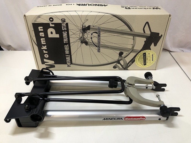 ミノウラ MINOURA 【良品】Woekman Pro 銀輪 振れ取り台 【中古】