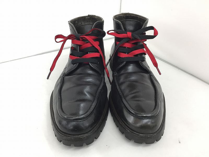 グッチ GUCCI ブーツ ブラック 114462 【中古】