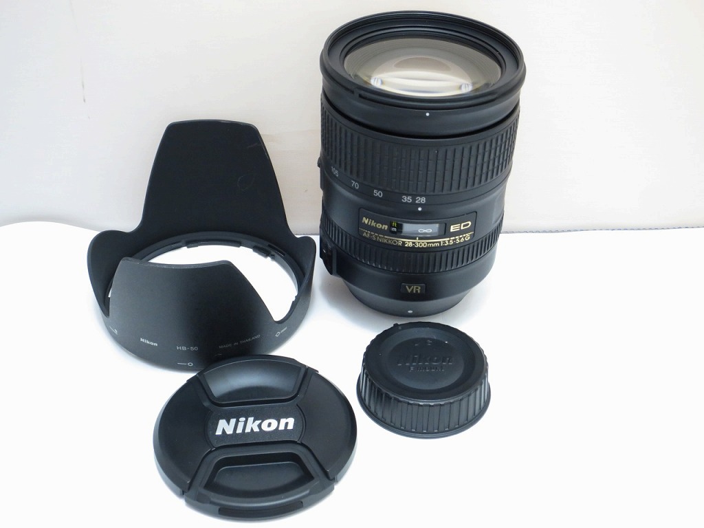 ニコン Nikon Fマウント用望遠レンズ AF-S NIKKOR 28-300粍 f/3.5-5.6G ED VR 【中古】