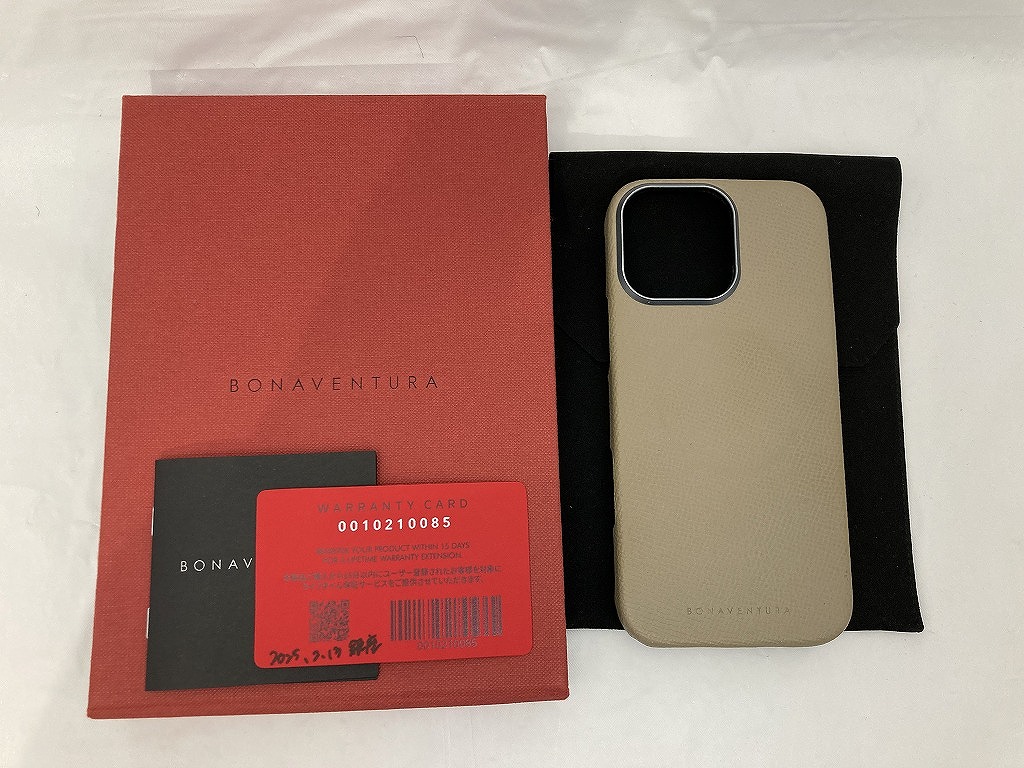 【継続期間押さえる大売り出し】ボナベンチュラ BONAVENTURA iPhone16 Pro Max用容れもの 【中古】