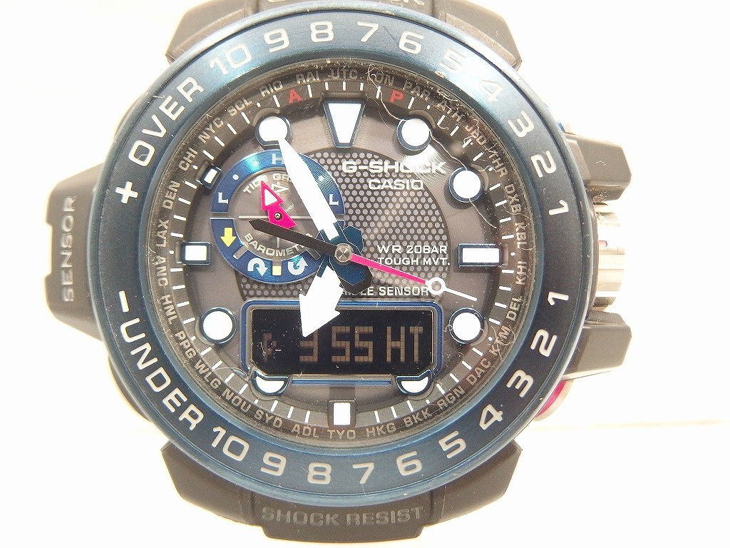 カシオ CASIO G-SHOCK マスターオブG 黒 GWN-1000B 【中古】 17,985円