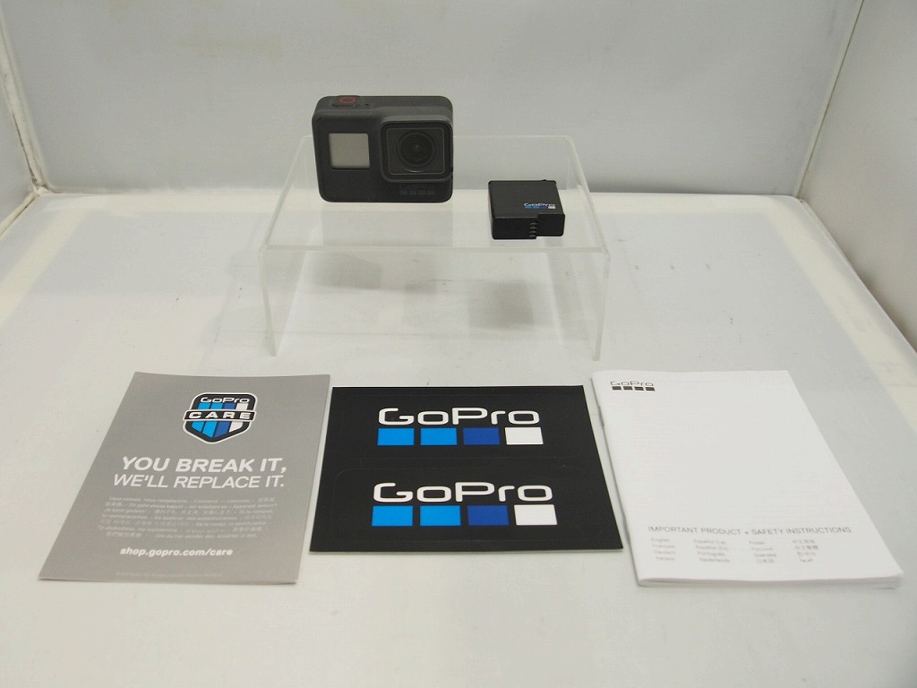 ゴープロ GoPro ウェアラブルカメラ HERO6 BLACK 【中古】