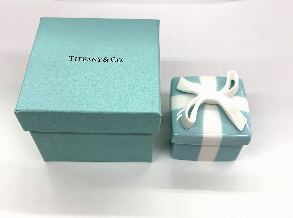 【全品ポイント10倍！要エントリー】ティファニー TIFFANY & Co. 陶器小物入れ 箱付き※1 【中古】
