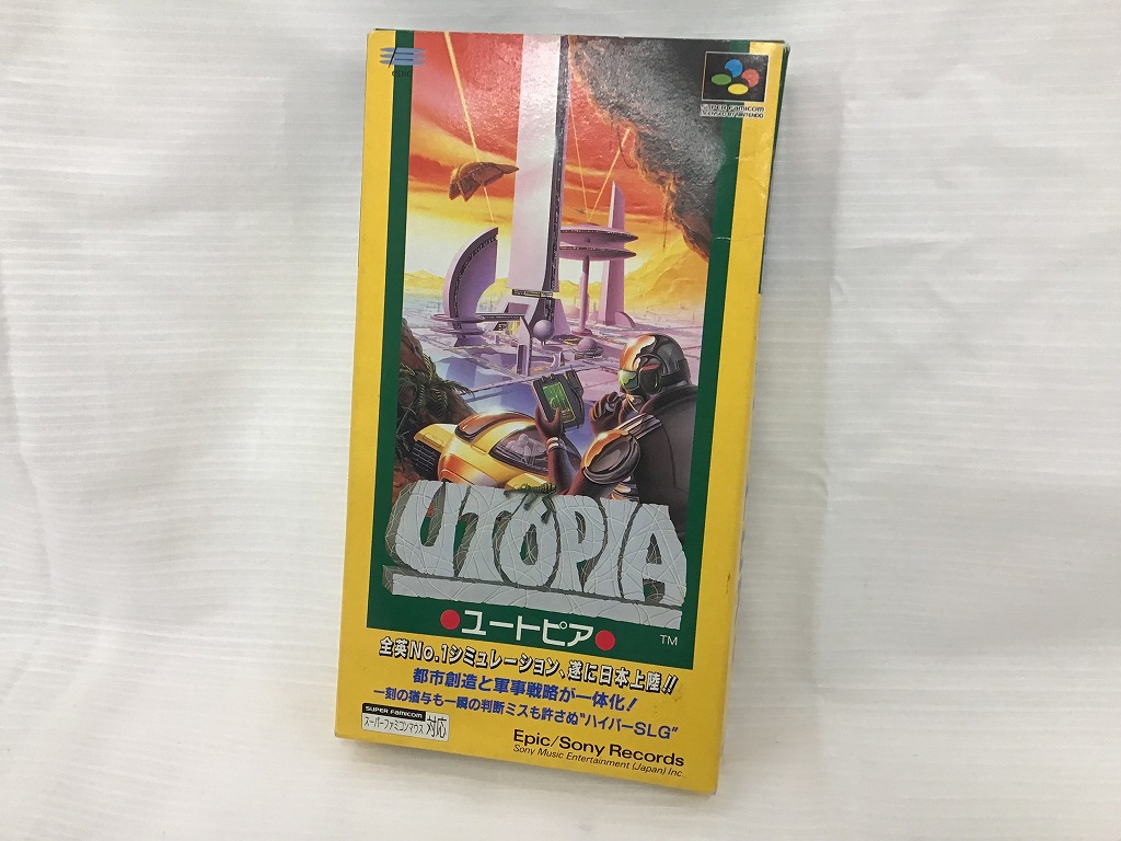 エピック ソニー EPIC SONY スーパーファミコンソフト ユートピア SHVC-UP 【中古】