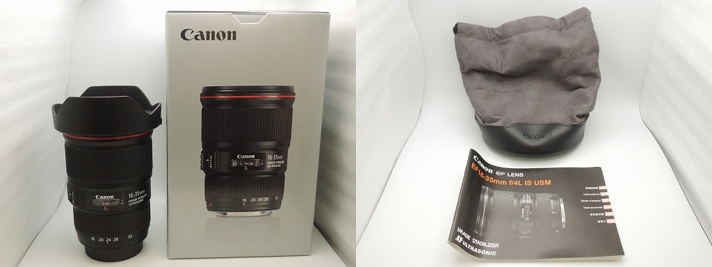 【継続期間押さえる大売り出し】キヤノン Canon EFマウント 水晶体 フルサイズ EF 16-35粍 f4 L IS USM 【中古】