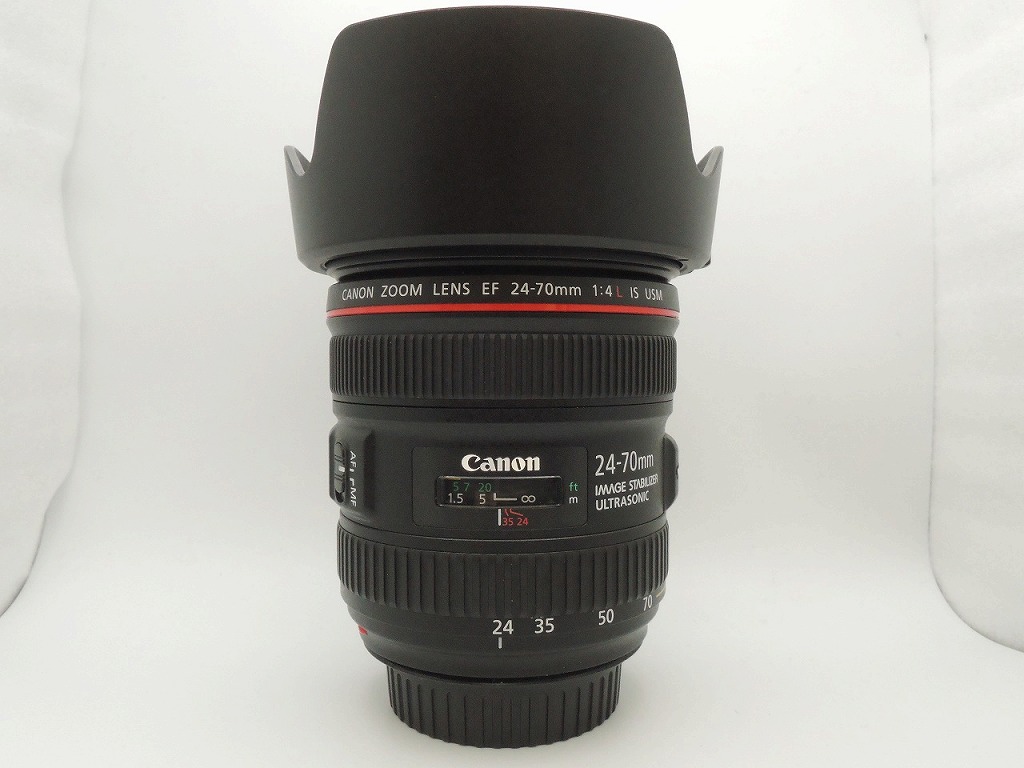 【継続期間制限事項大売り出し】キヤノン Canon EFマウント 水晶体 フルサイズ EF 24-70粍 f4 L IS USM 【中古】